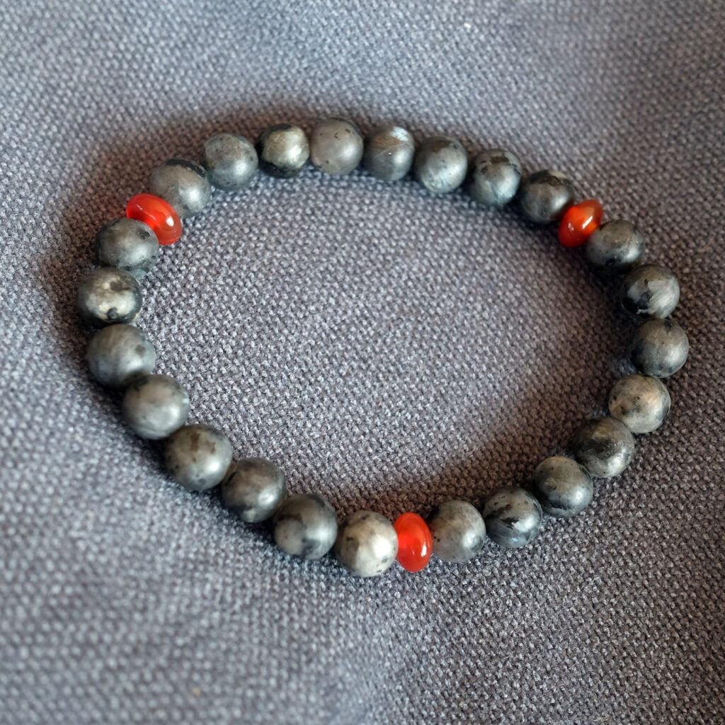 Snowflake Obsidian Bracelet